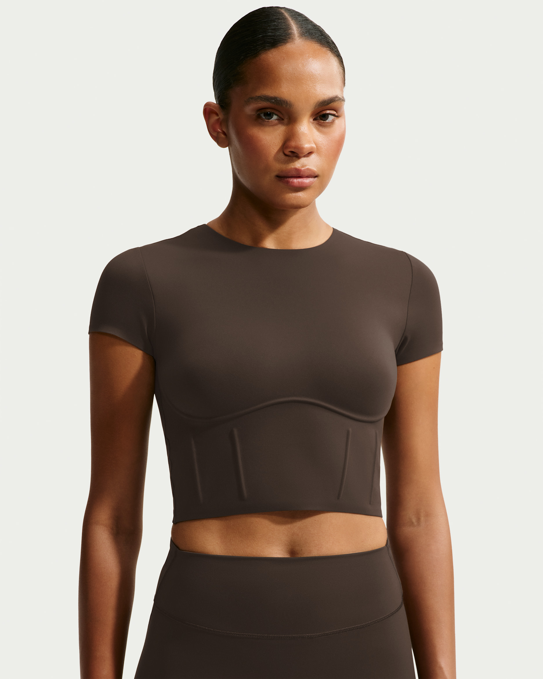 NikeSKIMS Matte Women's Corset Cropped Top. Nike RO